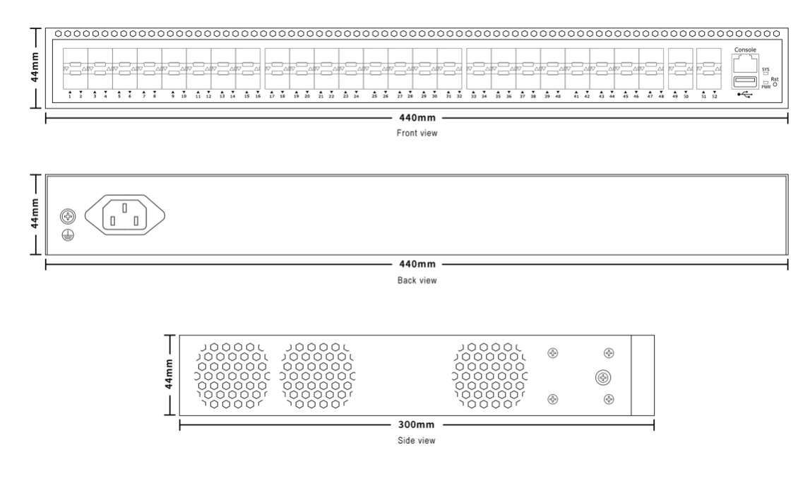 dimensions